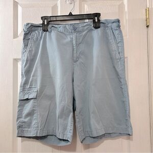 Columbia Men's Shorts 100% Cotton Blue 12 Inch Inseam Size 38